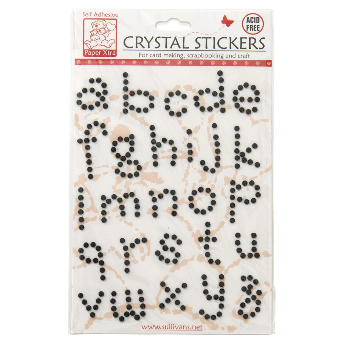 Sullivans Blings, Alphabet Lower Black