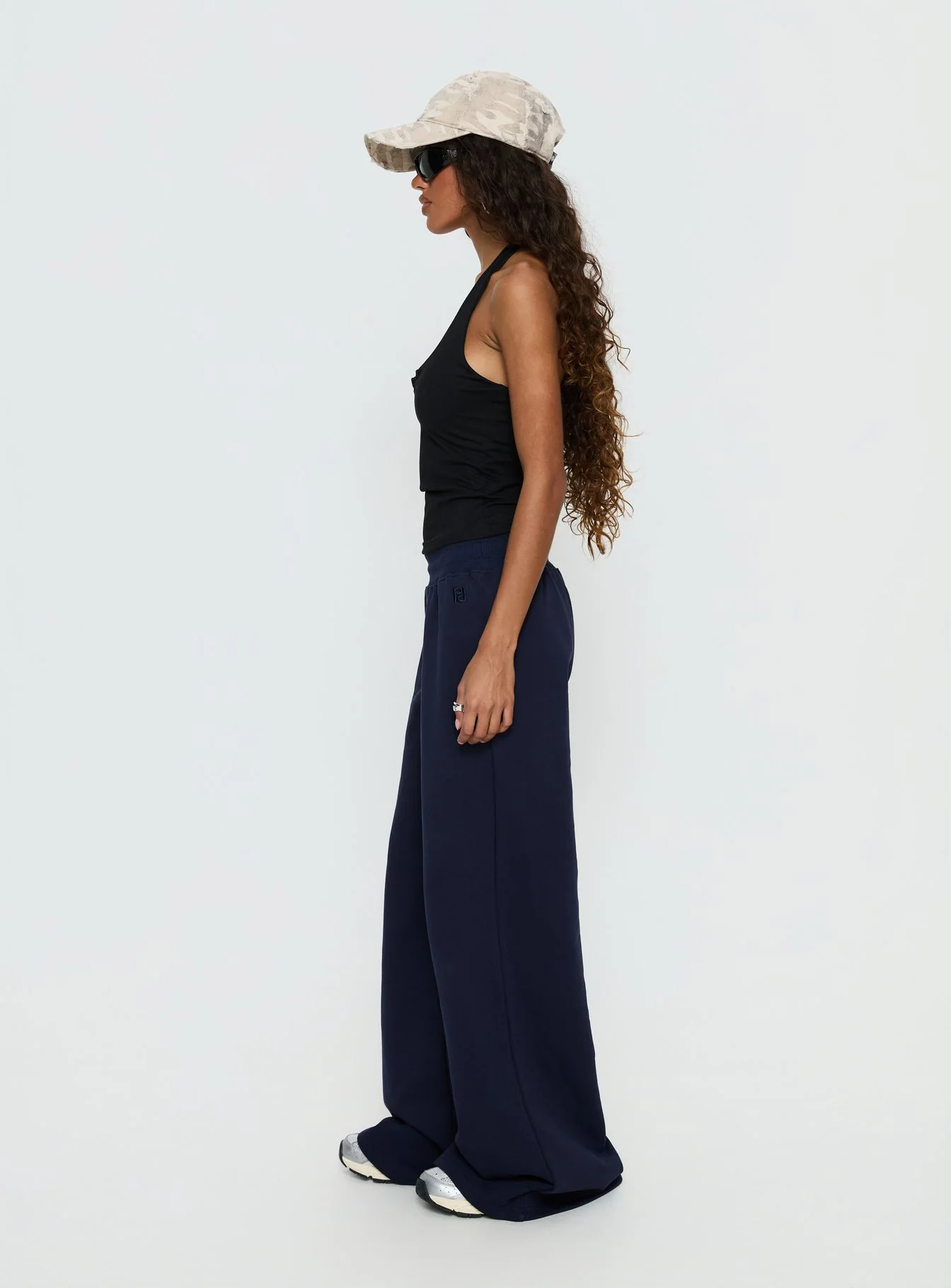 Summits Flared Track Pants Navy