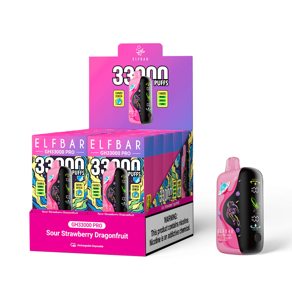 ELFBAR GH33000 PRO oplaadbare wegwerpvape (alle smaken)