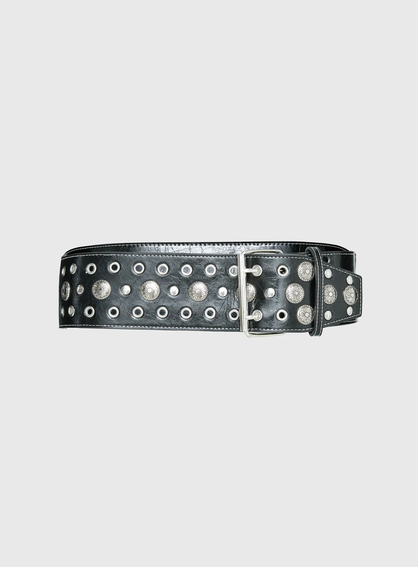 Rhomana Studded Belt Black