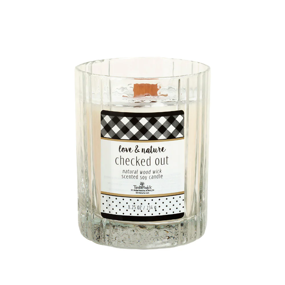 Love & Nature Candle, Checked Out- 234g