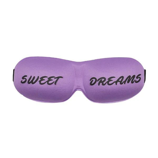 Contoured Sleep Eye Mask, Sweet Dreams Print