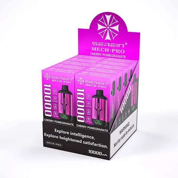 SEREIN MECH-PRO 10000 Puffs Cherry Pomegranate - VAPE WAREHOUSE -
