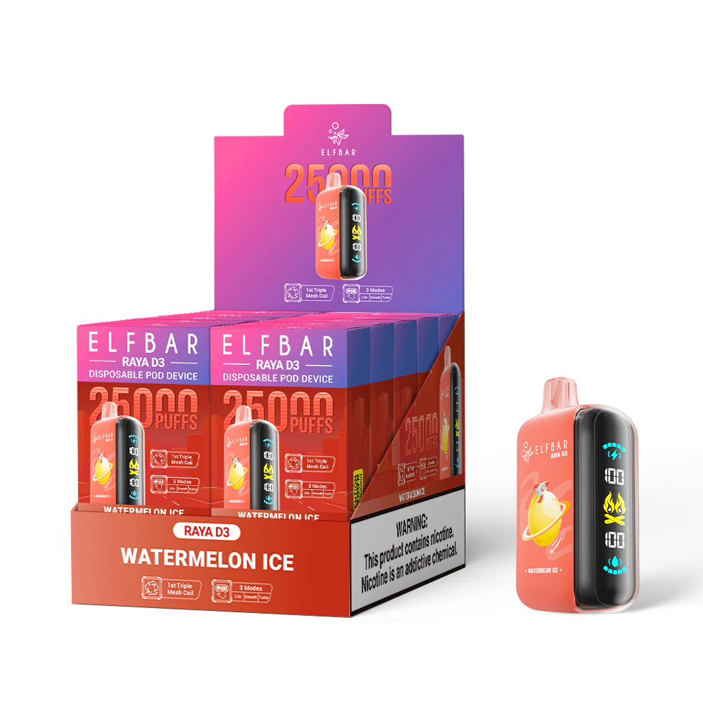 ELFBAR RAYA D3 wegwerpvape (alle smaken)