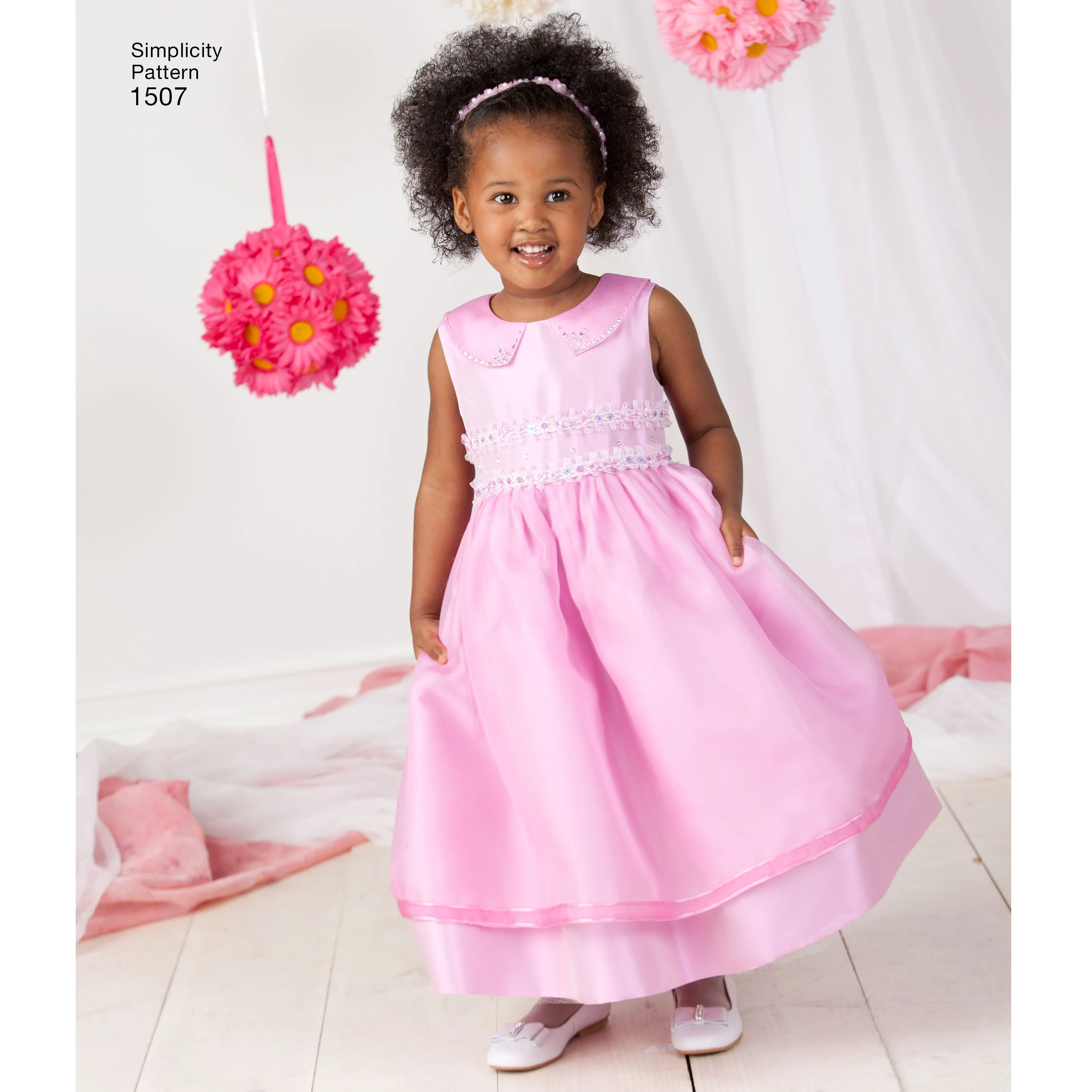 Simplicity Pattern 1507 Toddlers' and Child's Special Occasion Dress
