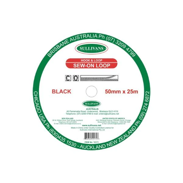 Sullivans Loop, Black- 50 mm