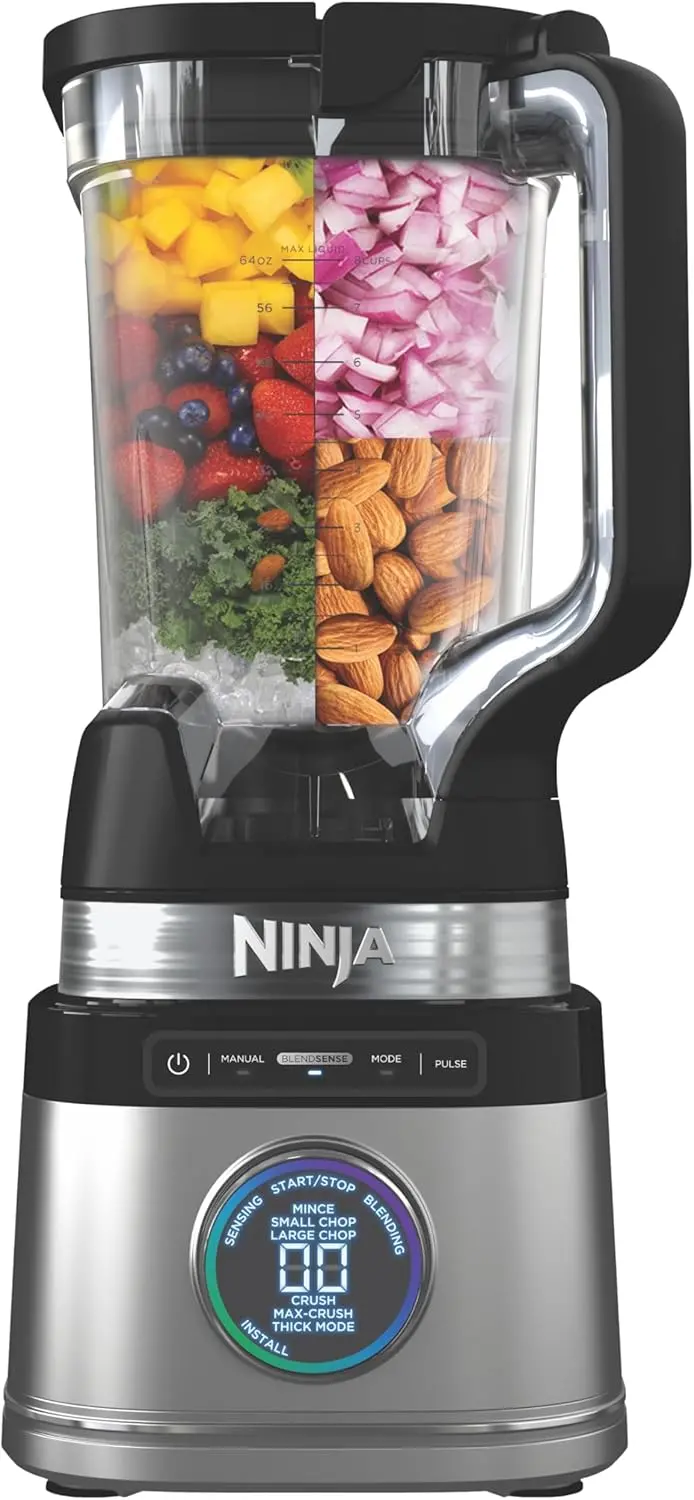Blender Ninja do koktajli, mrożonych napojów, koktajli mlecznych i siekania warzyw – wszechstronne narzędzie kuchenne.