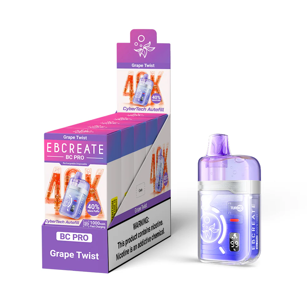 EBCREATE BC PRO oplaadbare wegwerpvape (alle smaken)