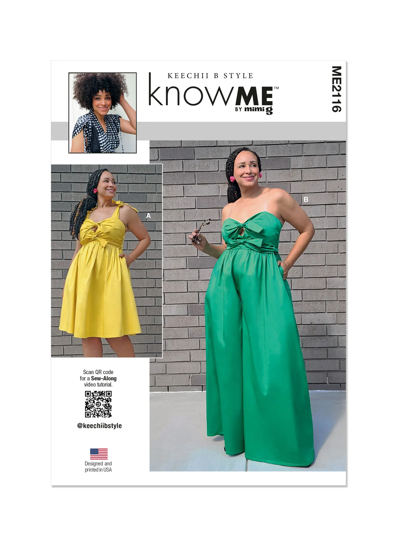 KnowMe Pattern ME2116 Misses' Dress