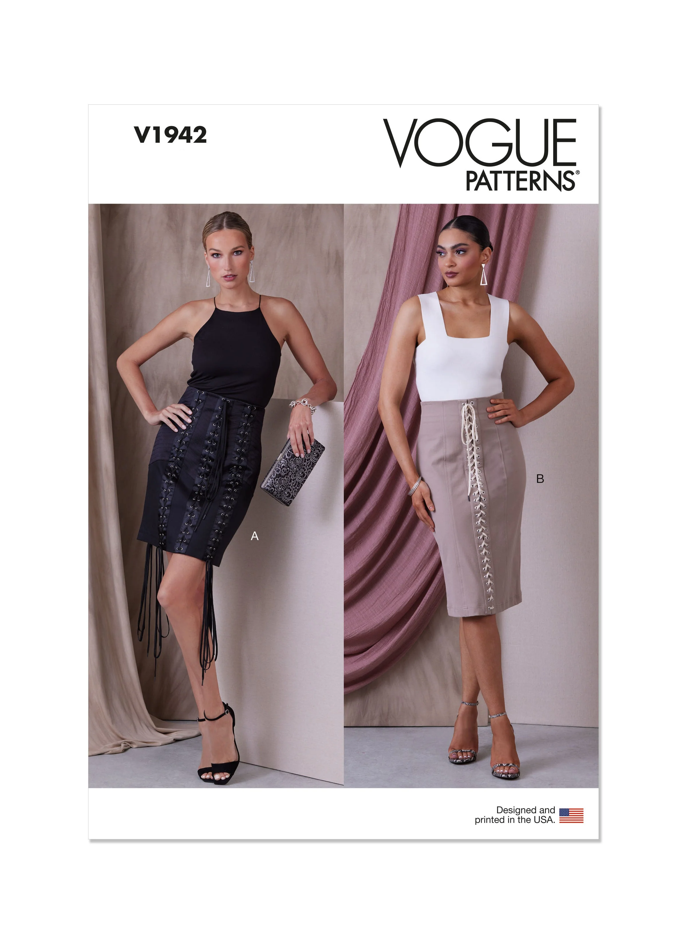 Vogue V1942 Misses Skirt / Pants