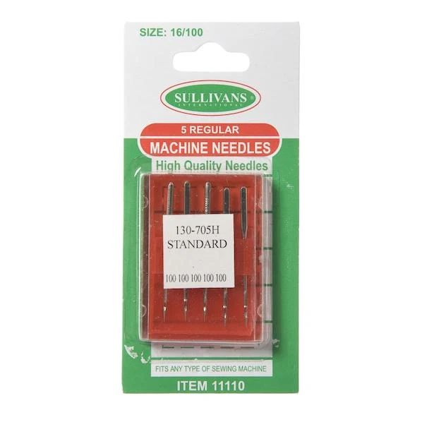 Sullivans Machine Needles, Regular- 16/100