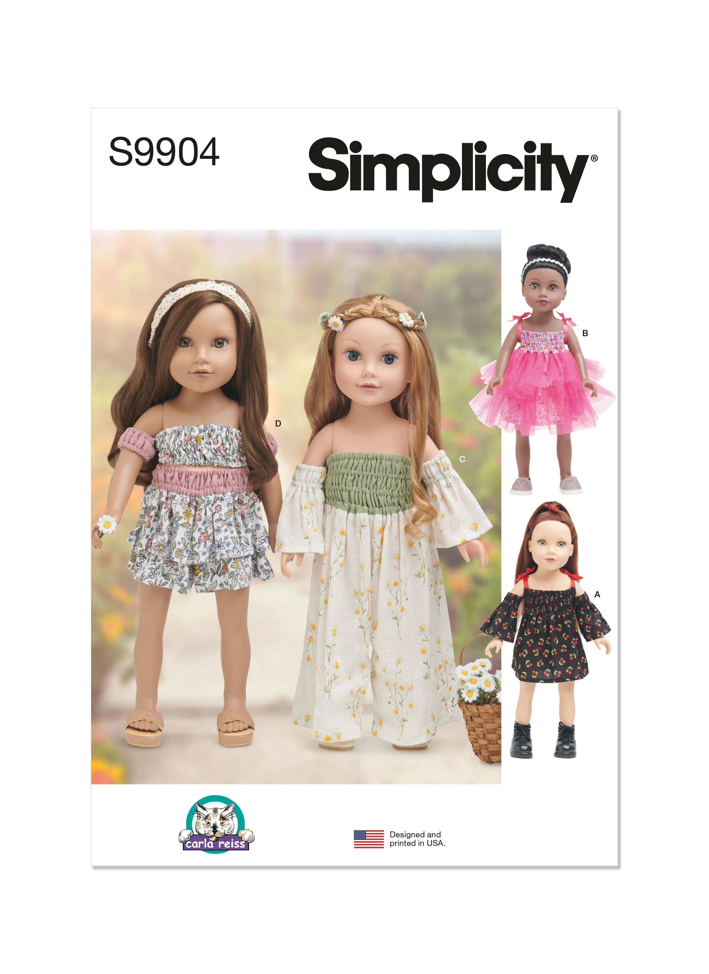 Simplicity Pattern S9904 Doll Clothes