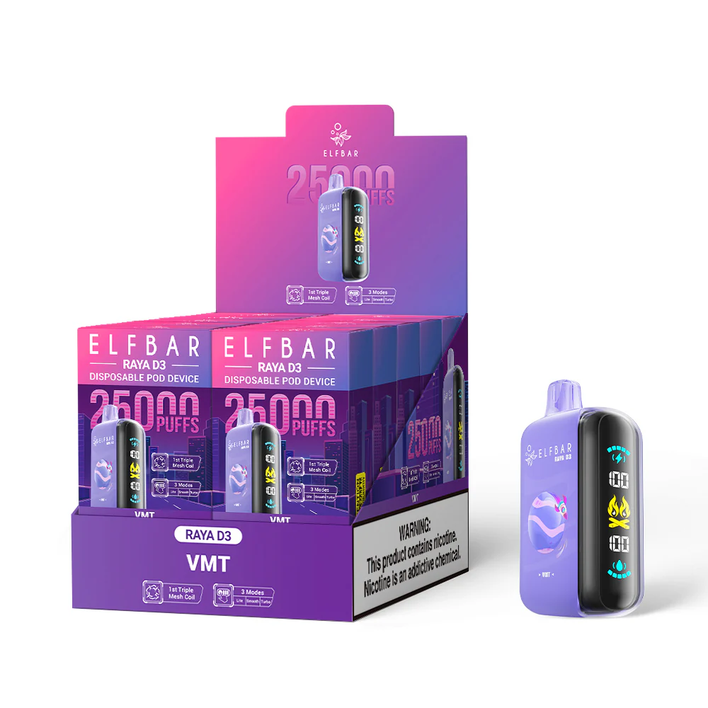 ELFBAR RAYA D3 wegwerpvape (alle smaken)