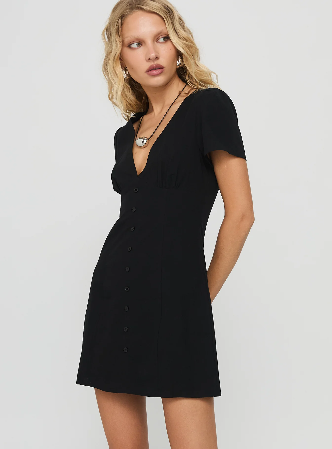 Loveliness Playsuit Black Tall