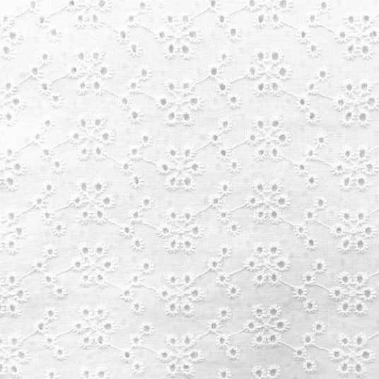 Broderie Anglaise Fabric, 130cm
