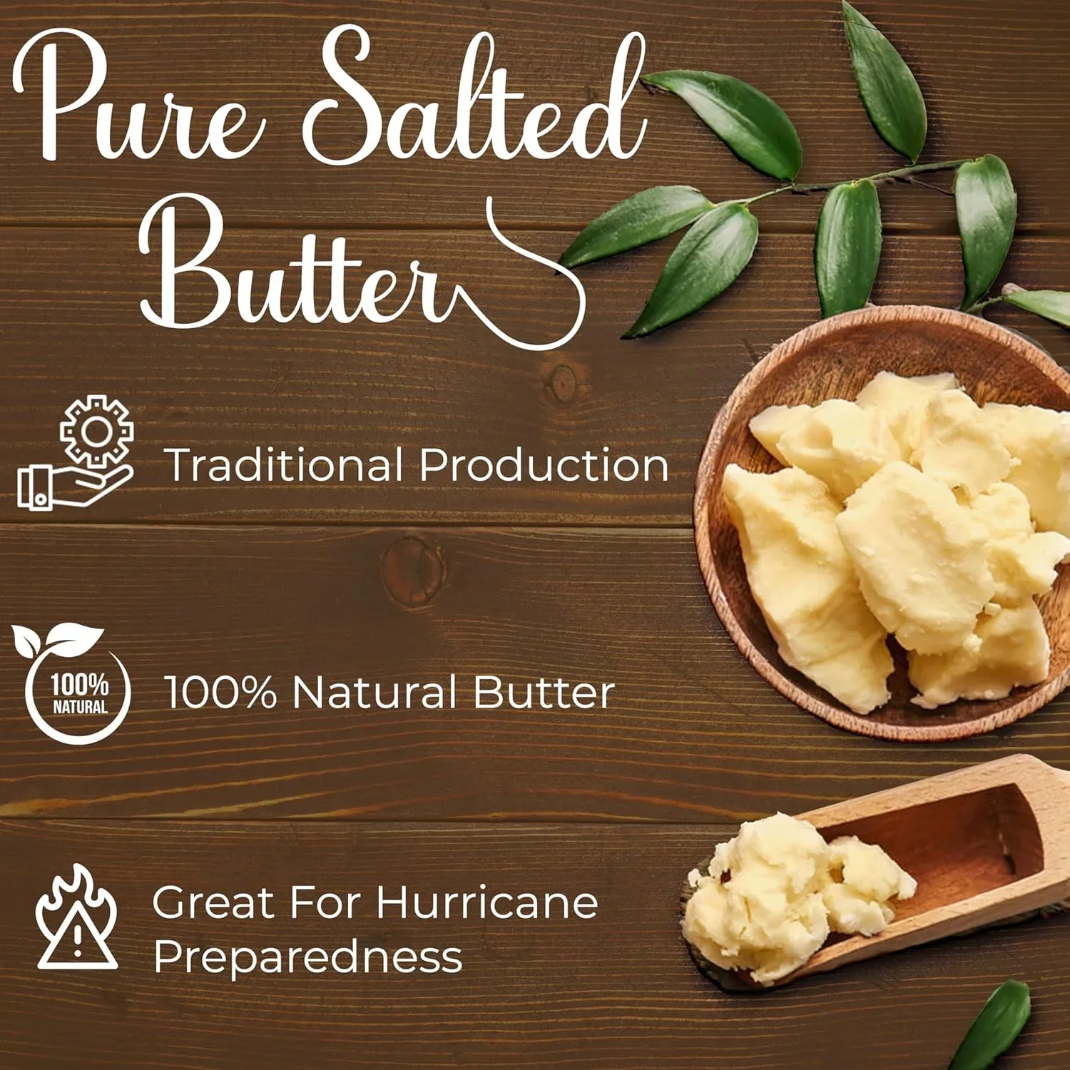 Beurdell Canned French Butter �m?100% Natural Salted Pasteurized Real Butter Long Shelf Life Emergency Survival Food
