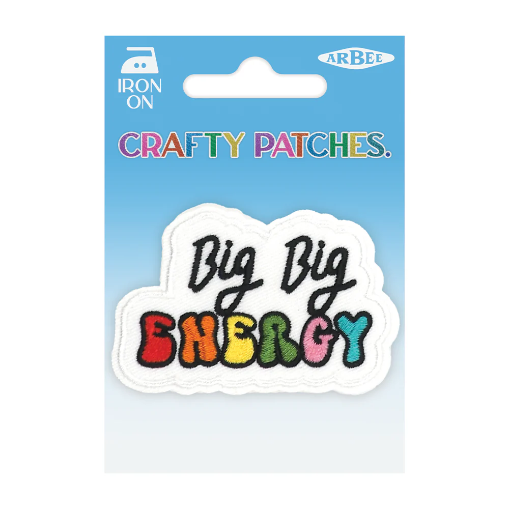 Arbee Crafty Patch, Big Big Energy- 1pc