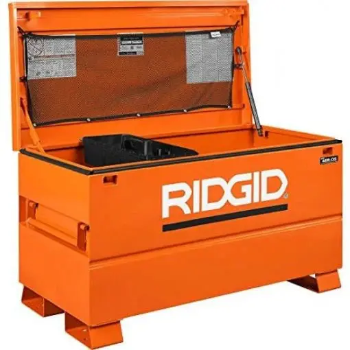 Odnowiona uniwersalna skrzynia narzędziowa firmy Ridgid – 48″ x 24″, wytrzymała skrzynia narzędziowa na plac budowy