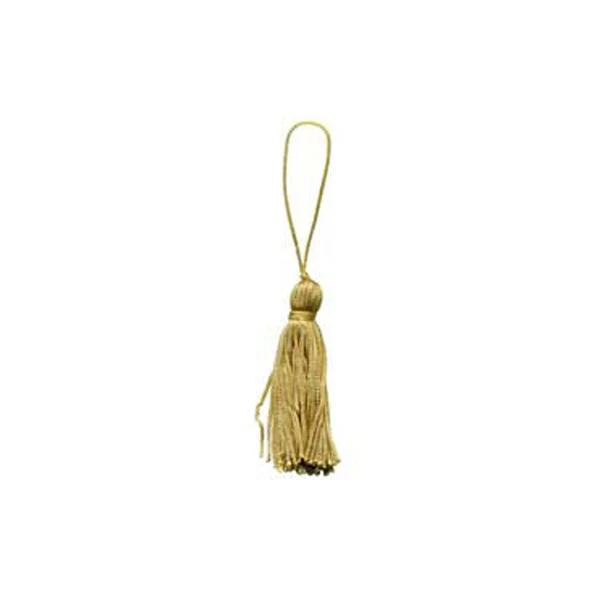 Sullivans Tassel Rayon Chainette, Harvest Gold- 75 mm