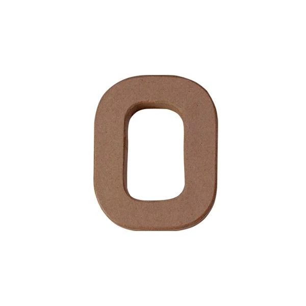 Makr Paper Mache, Small Numeral 0- 4 inch