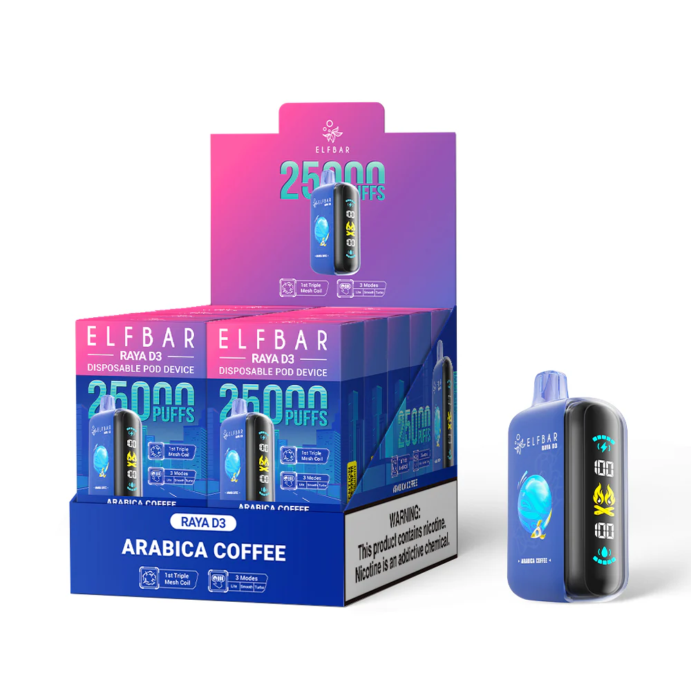 ELFBAR RAYA D3 wegwerpvape (alle smaken)