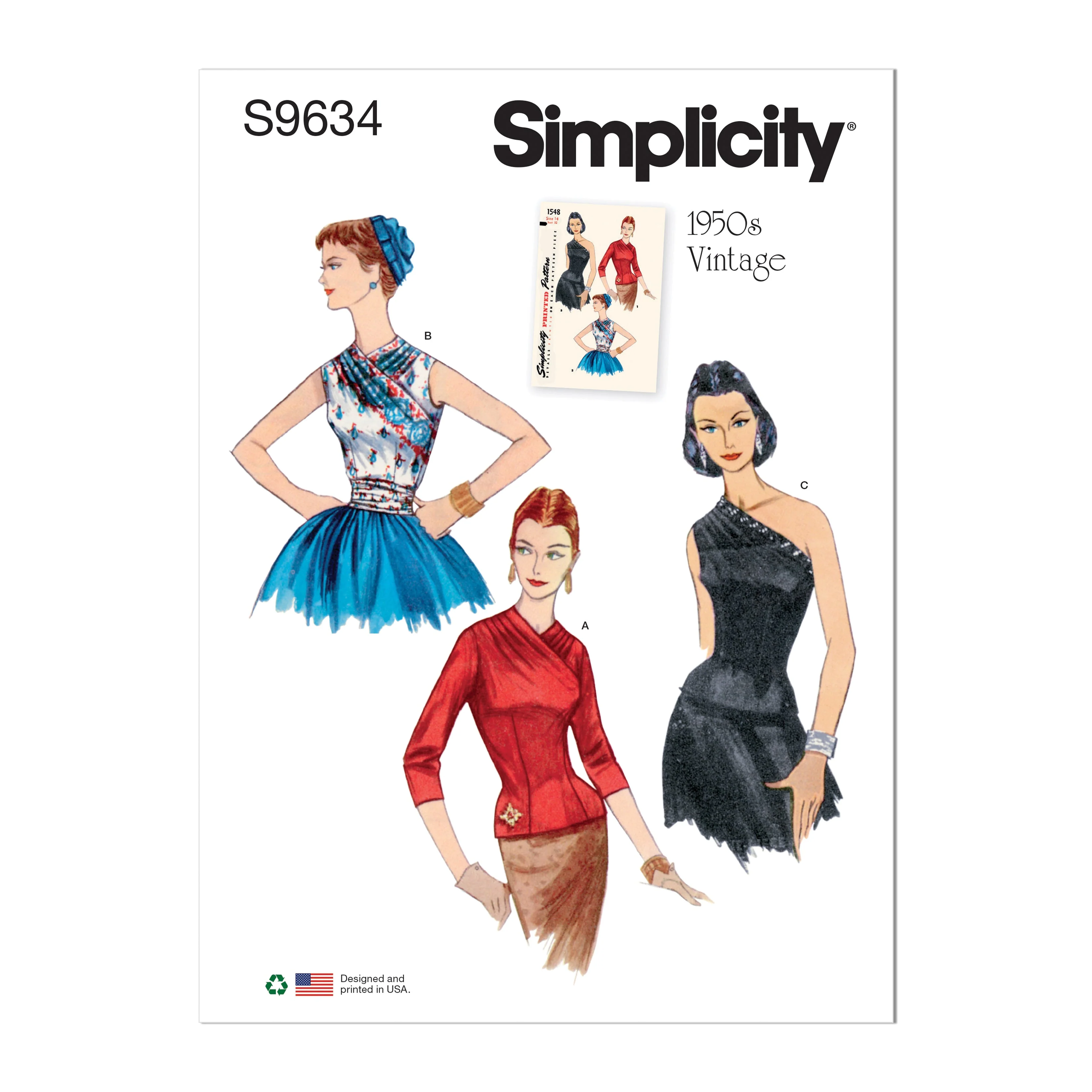 Simplicity Pattern S9634h Misses