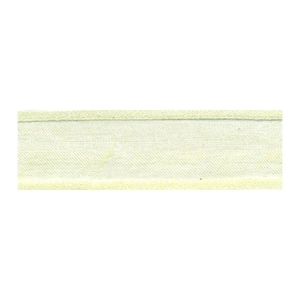 Sullivans Organza Satin Edge, Light Yellow- 25mm