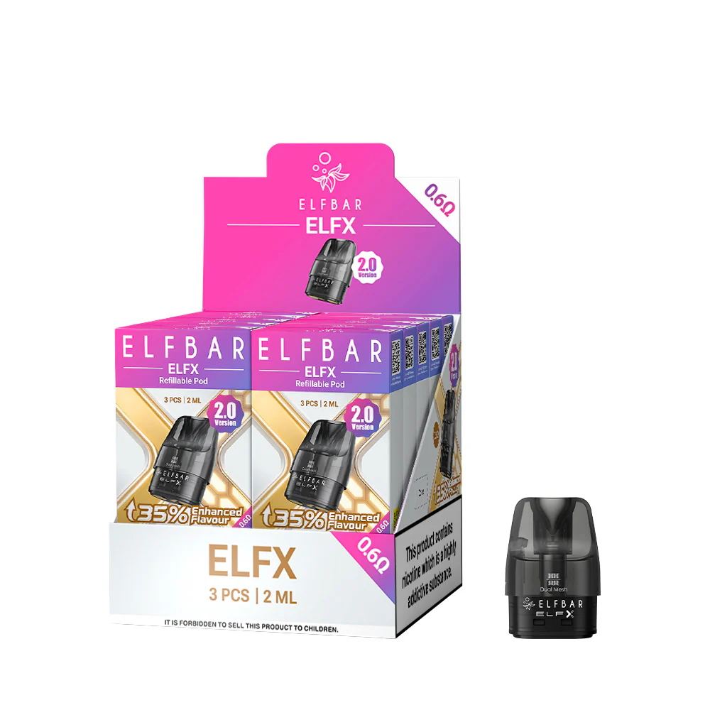 ELFBAR ELFX hervulbare pods, 3 stuks