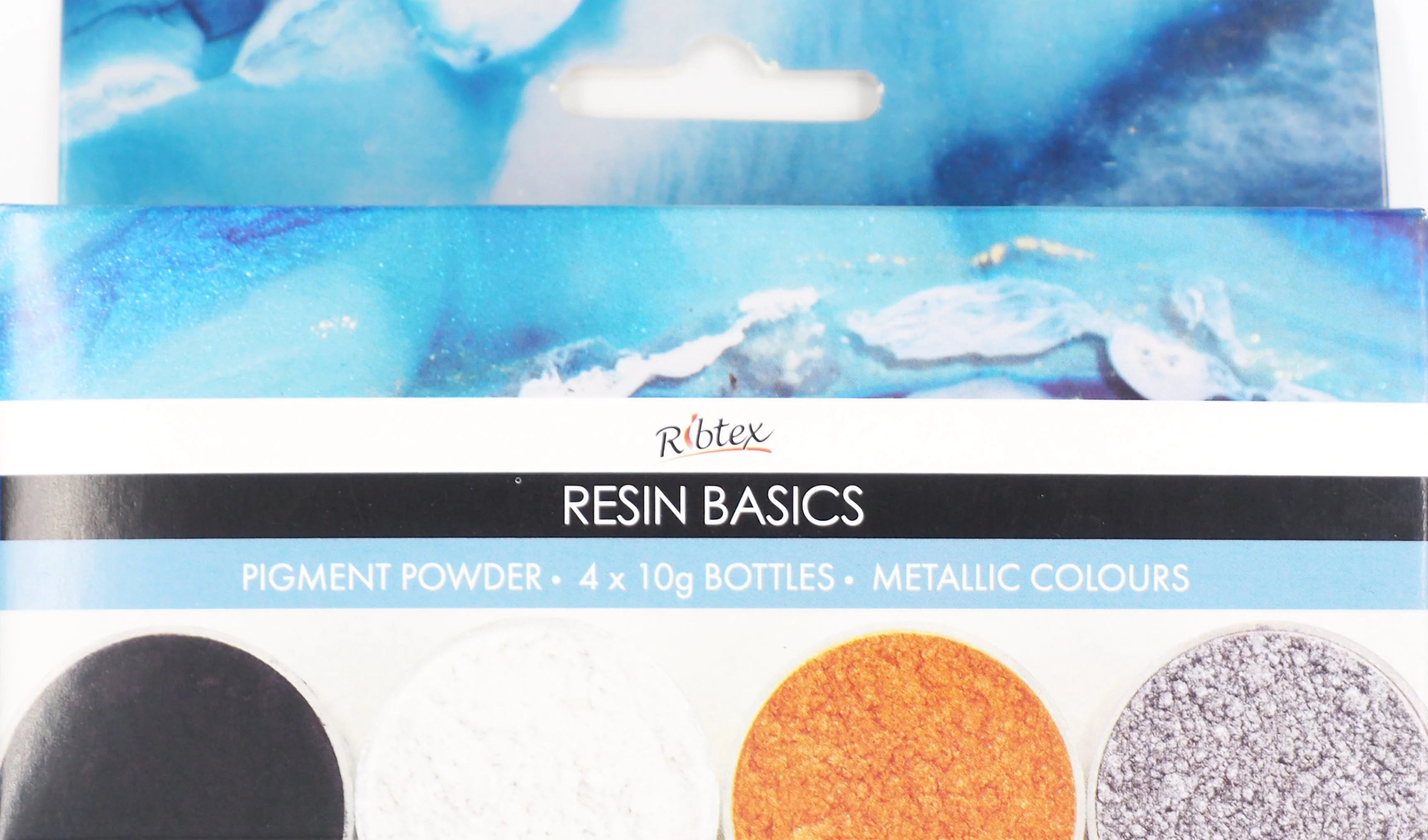 Arbee Resin Pigment Pack, Metallic- Multi 4x10g
