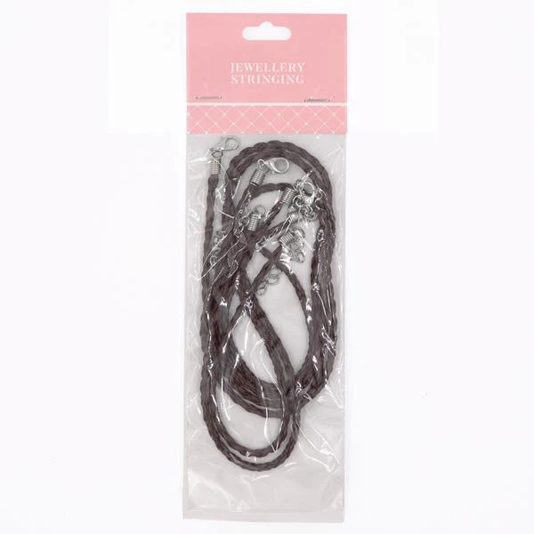 Sullivans Rubber Necklace, Brown- 43cm