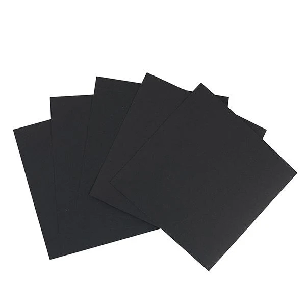 Makr 6x6 inch Smooth Cardstock, Pitch Black- 30pk
