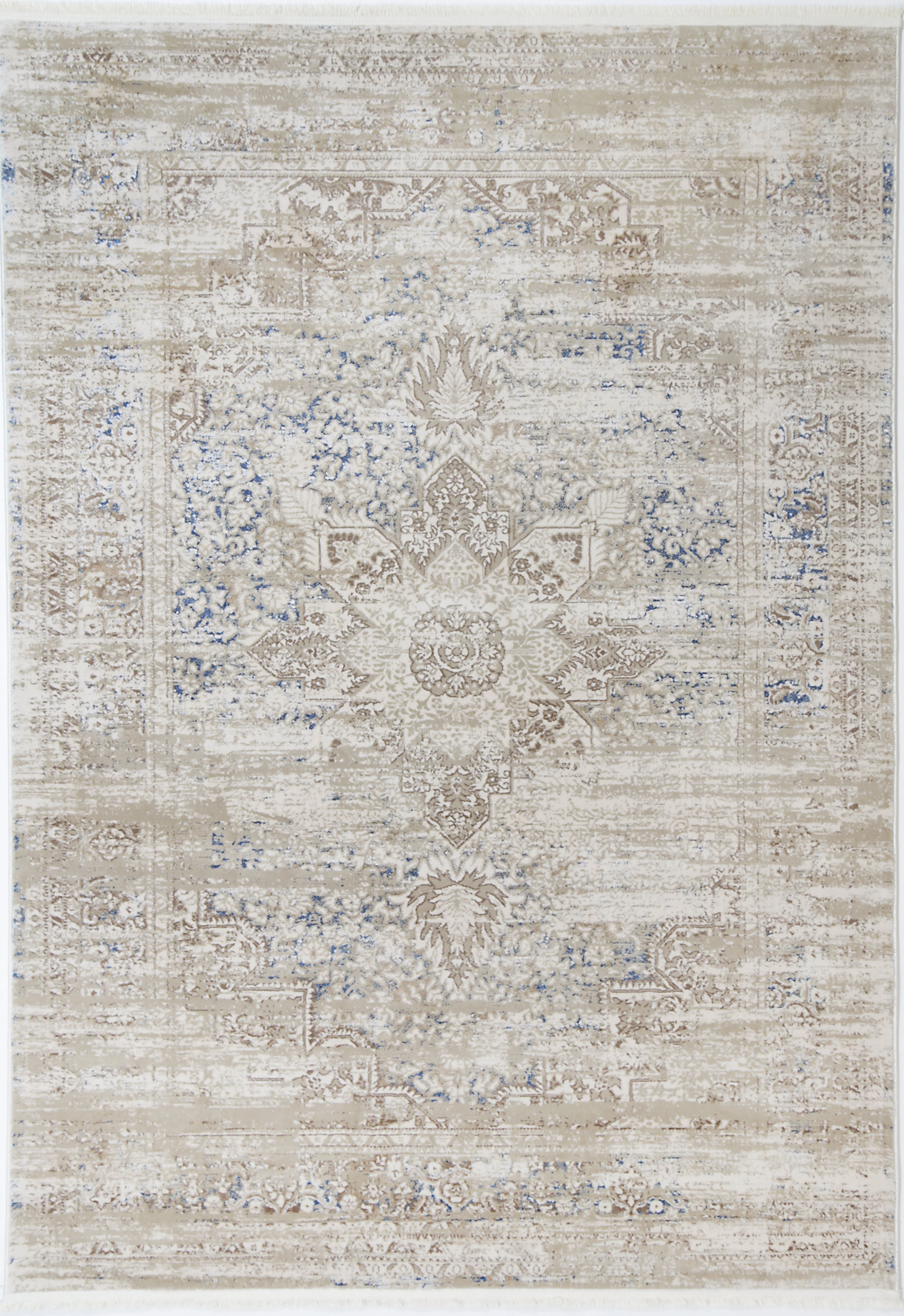 Cordelia Rosette Grey Rug