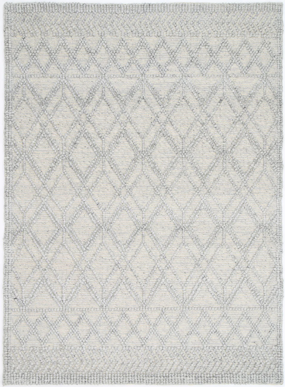 Himalaya Cobblestone Tribal Grey Wool Rug