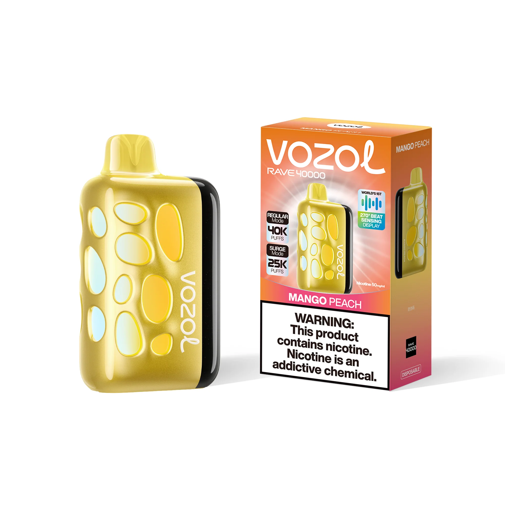 VOZOL RAVE 40K wegwerpvape (alle smaken)