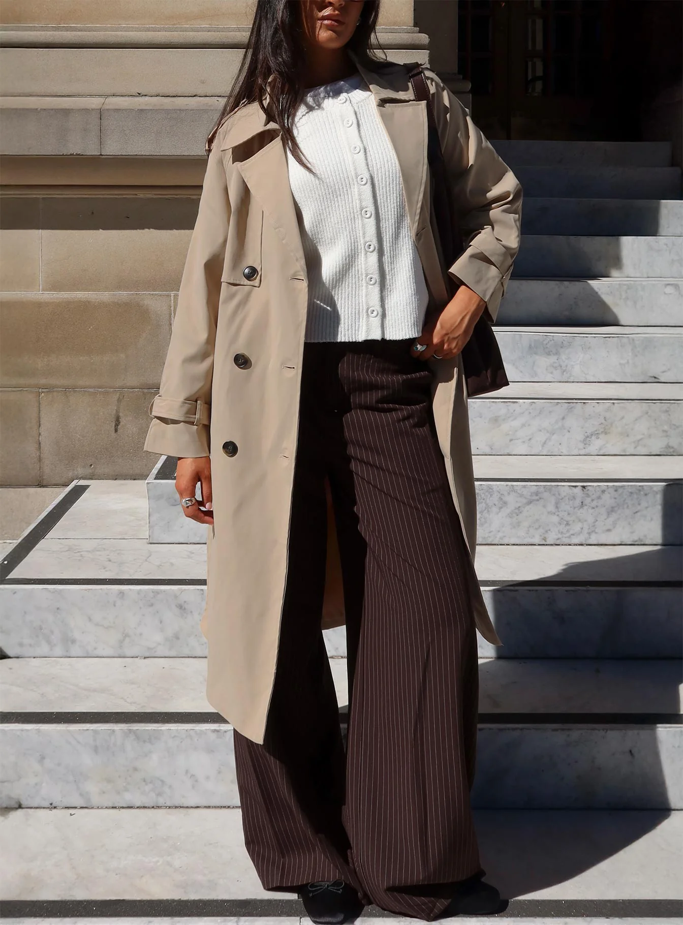 Westwind Trench Coat Natural