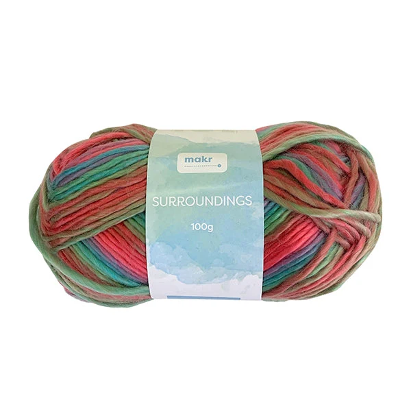 Makr Surroundings Crochet & Knitting Yarn, 100g Acrylic Yarn