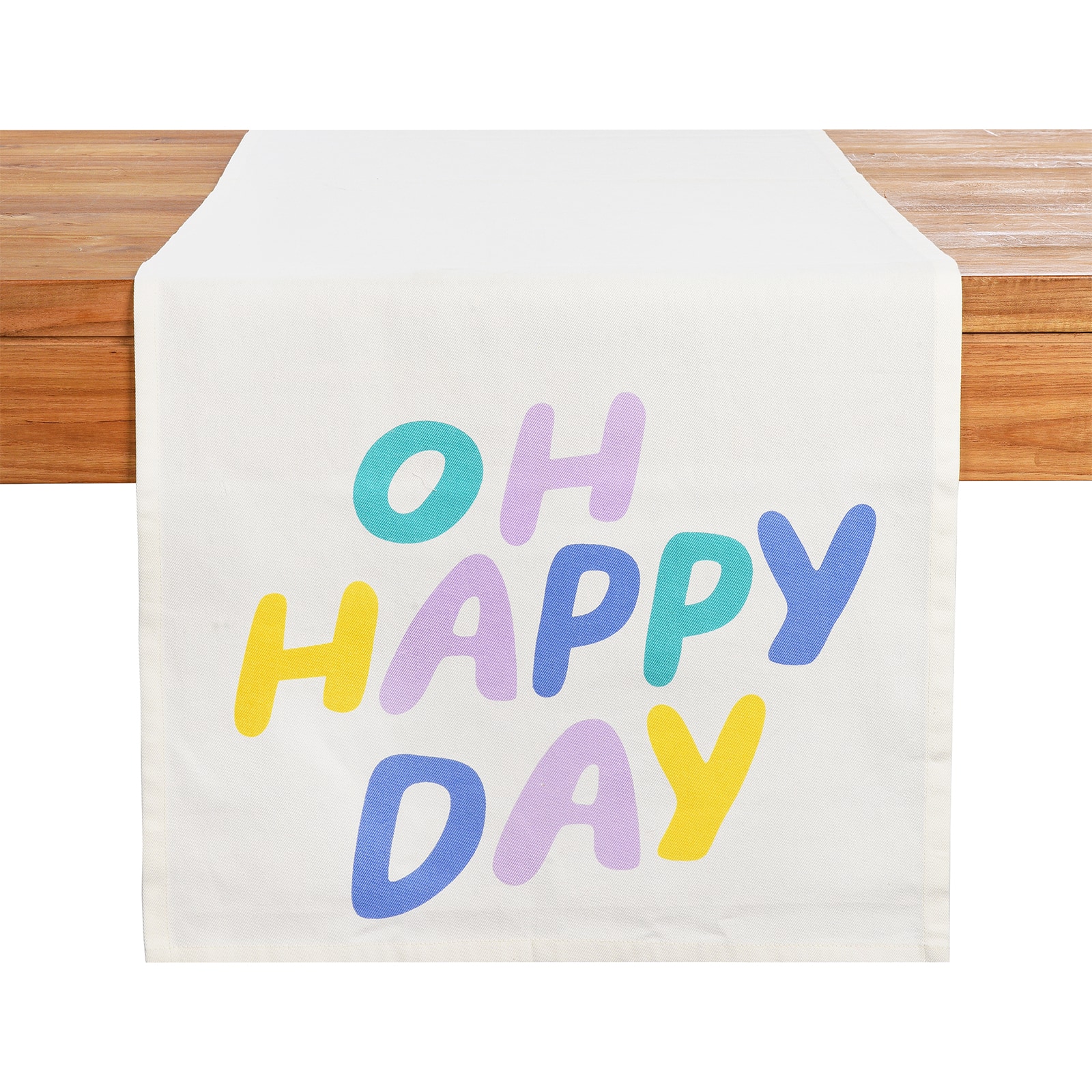 Tischläufer Oh Happy Day Bunt,L 1.500 x B 400 mm