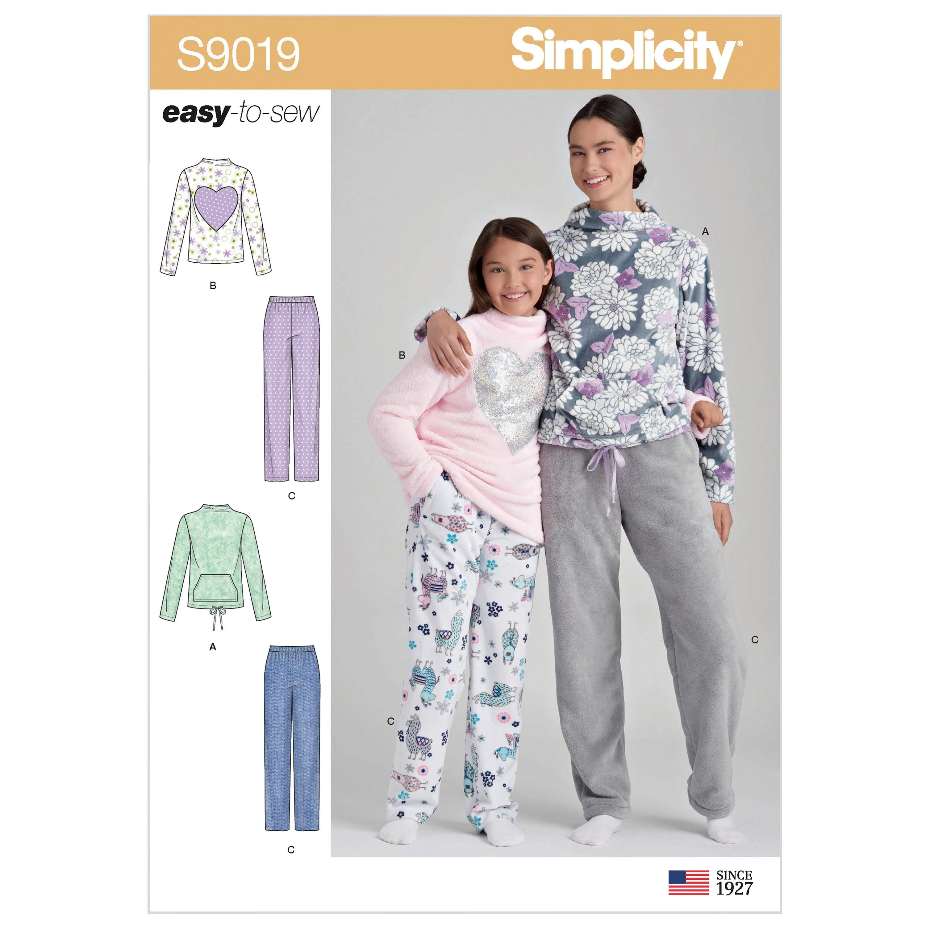 Simplicity Pattern 9019 Girls