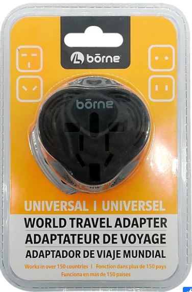 Borne Universal World Travel Adapter