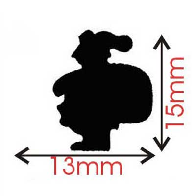 Sullivans Craft Punch, Santa Claus- 15mm
