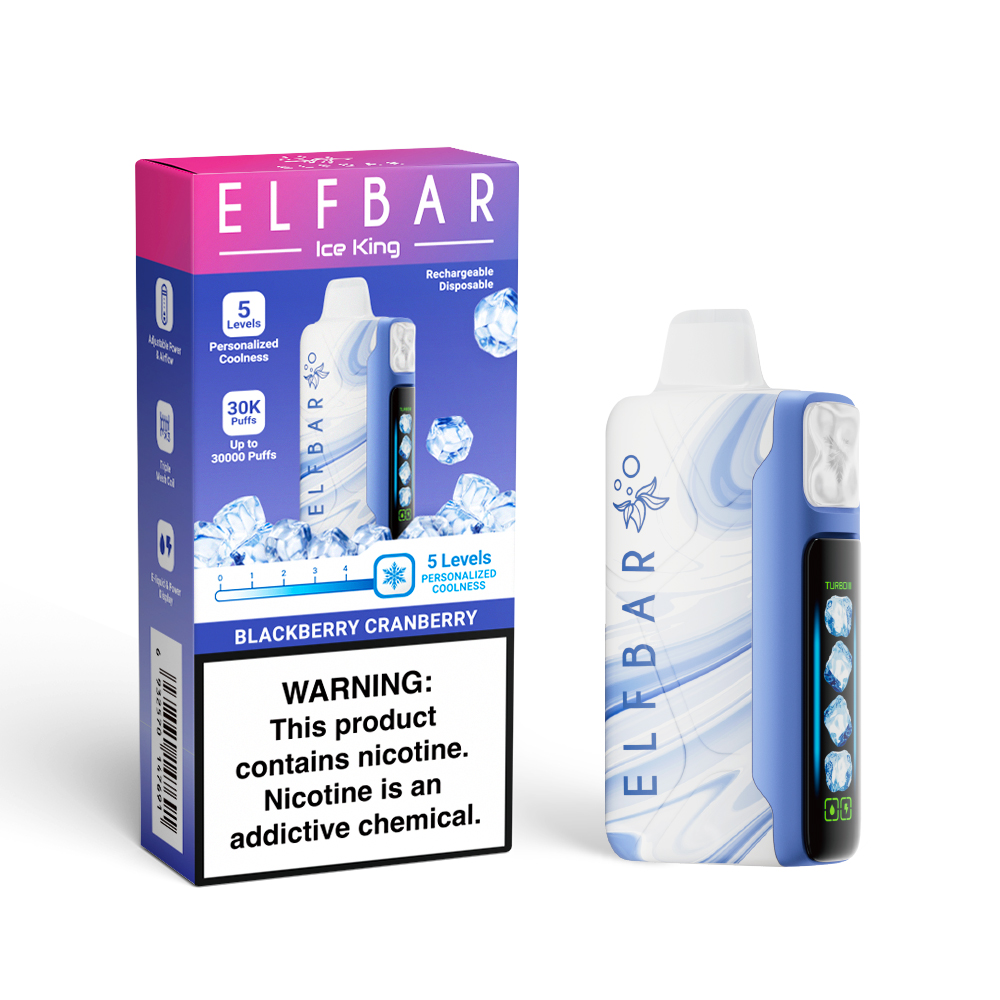 ELF BAR ICE KING 30K oplaadbare wegwerpvape (alle smaken)