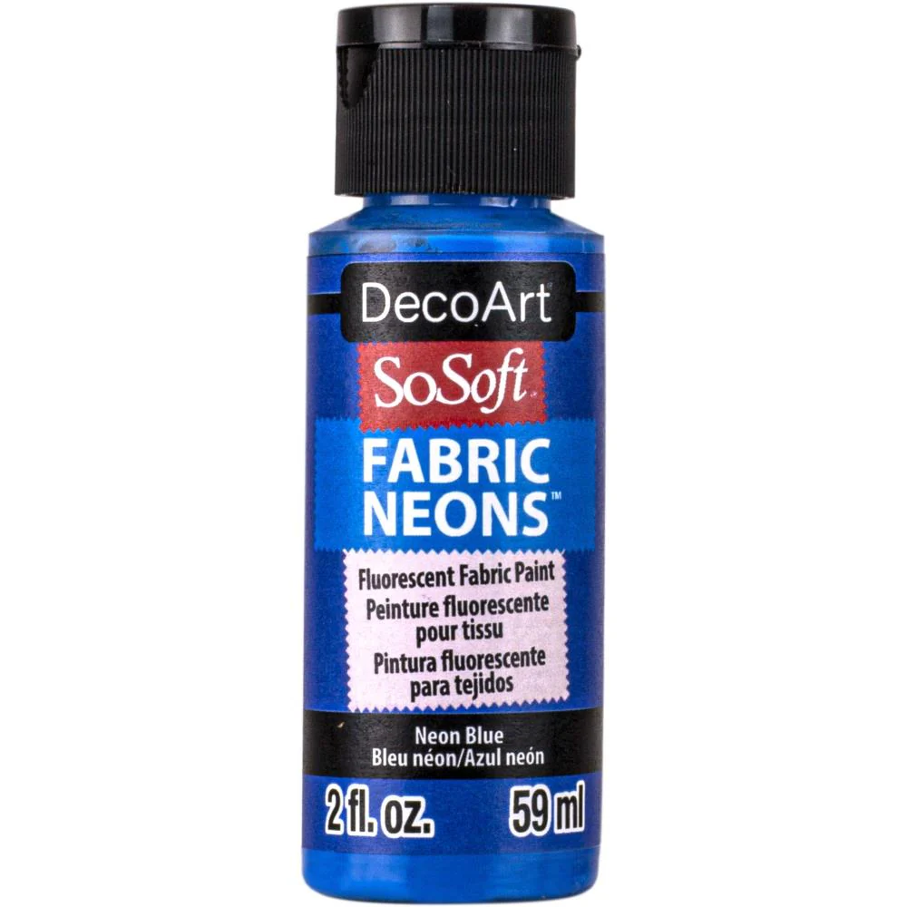 Decoart SoSoft Fabric Neon, 2oz