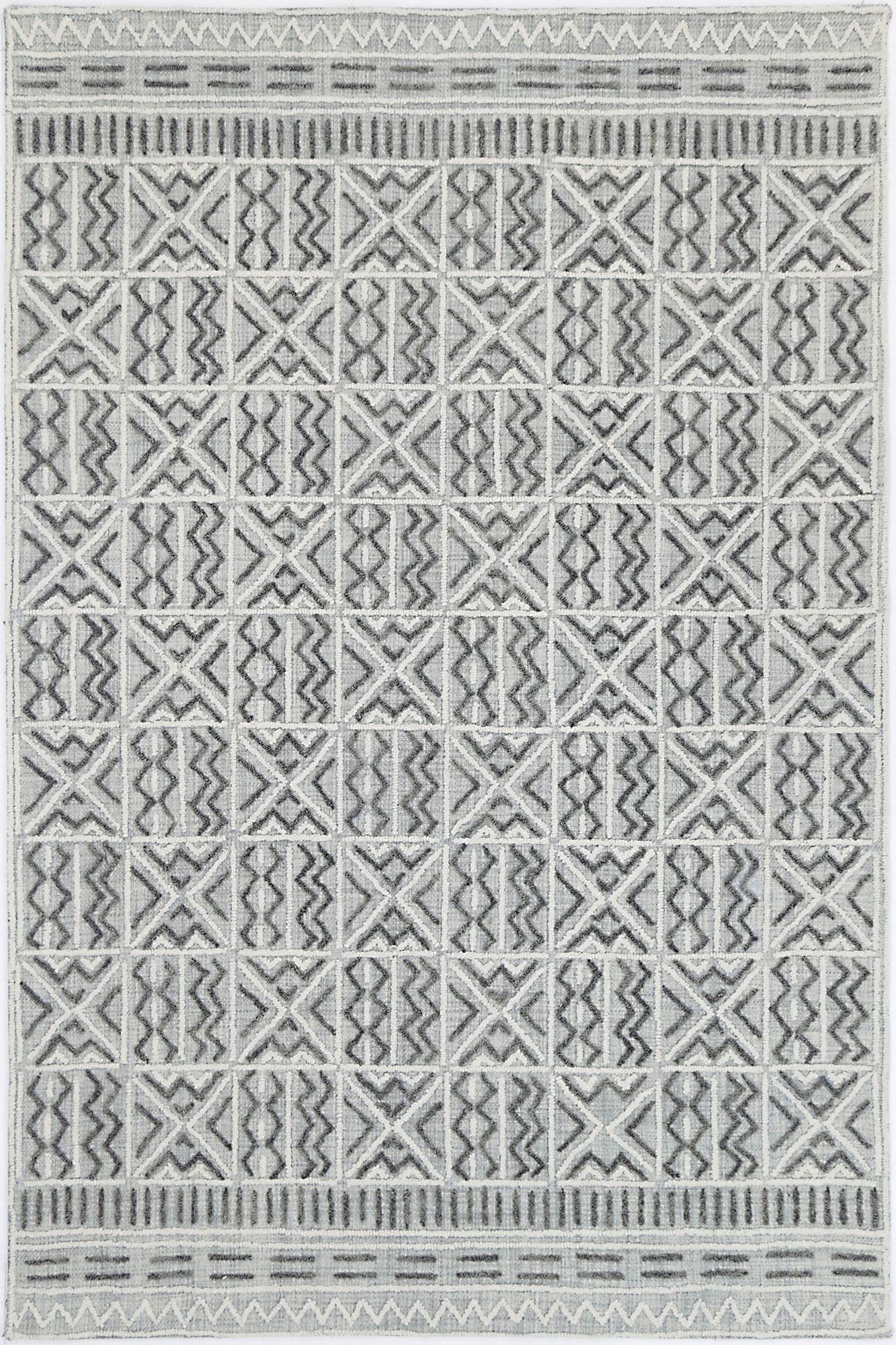 Mirabella Cordoba Grey Contemporary Rug