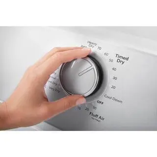 Suszarka elektryczna Whirlpool o pojemności 7,0 stóp sześciennych, biała – technologia AutoDry + opcja Wrinkle Shield