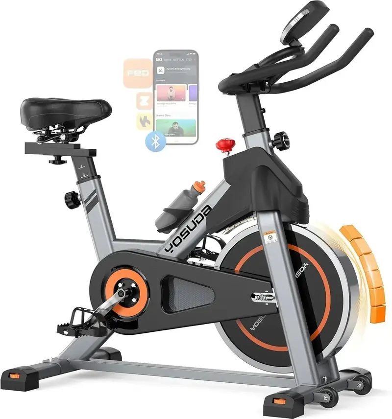 Rower treningowy Arita Fitness – cichy rower stacjonarny z uchwytem na tablet