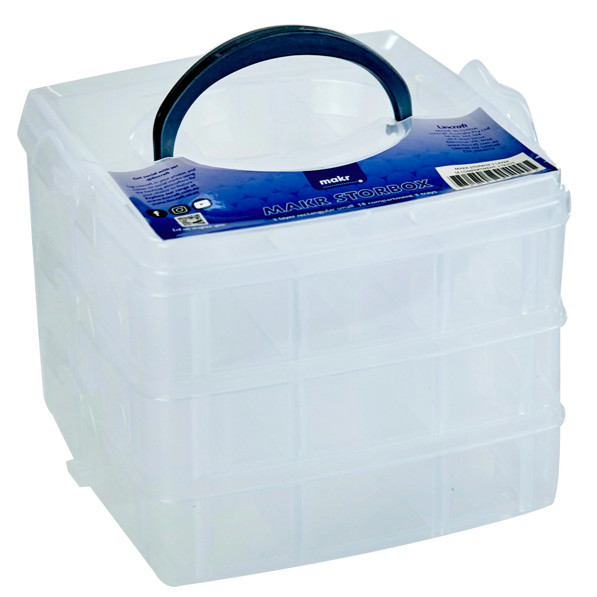 Makr Storage Box, Small- 3 Trays