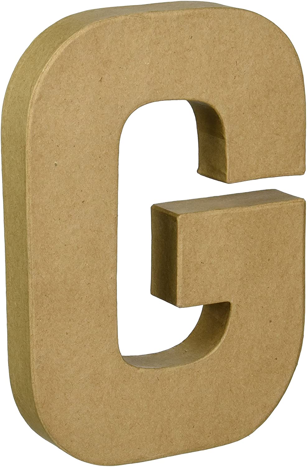 Paper Mache, Letter G- 4 inch