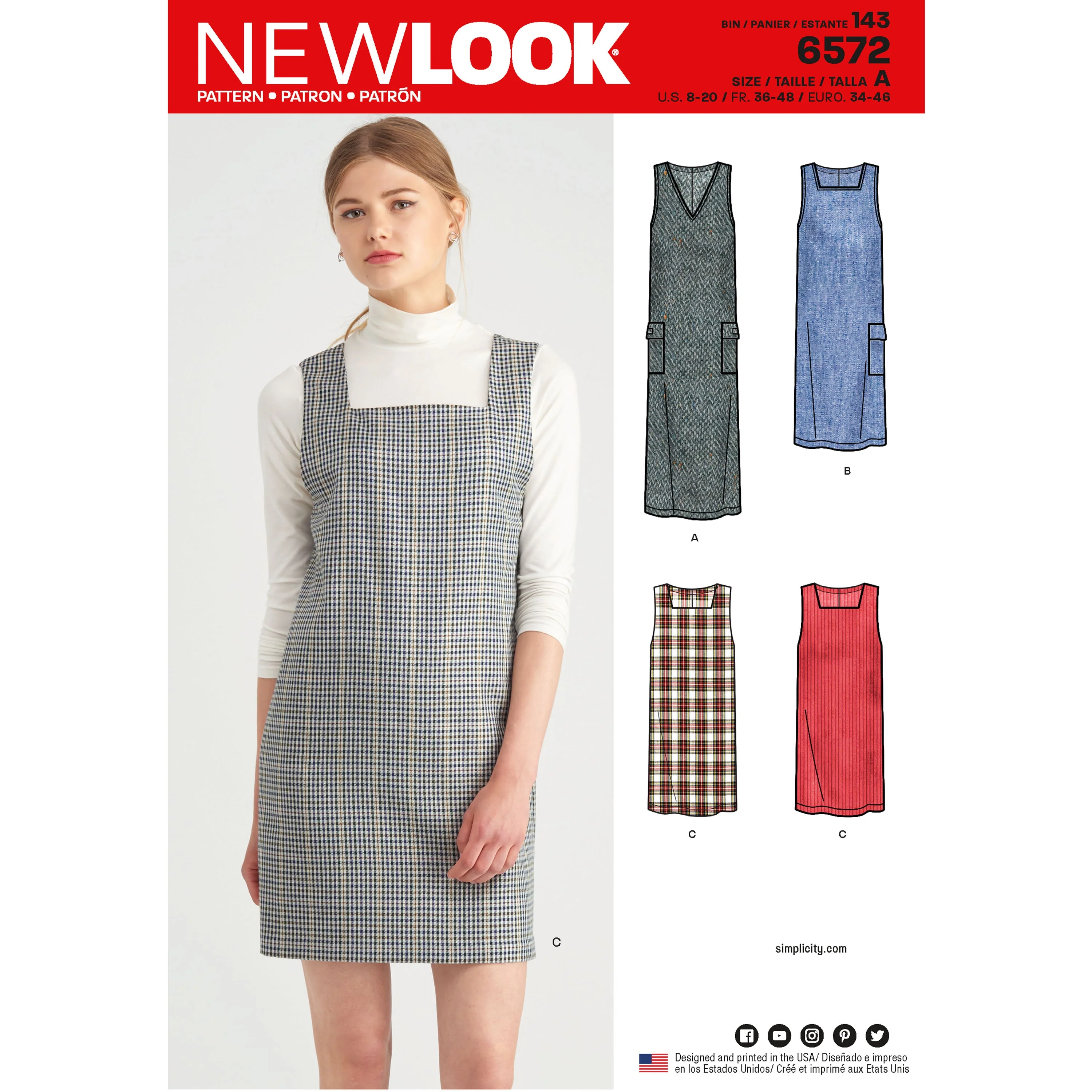 Newlook Pattern 6572 Misses