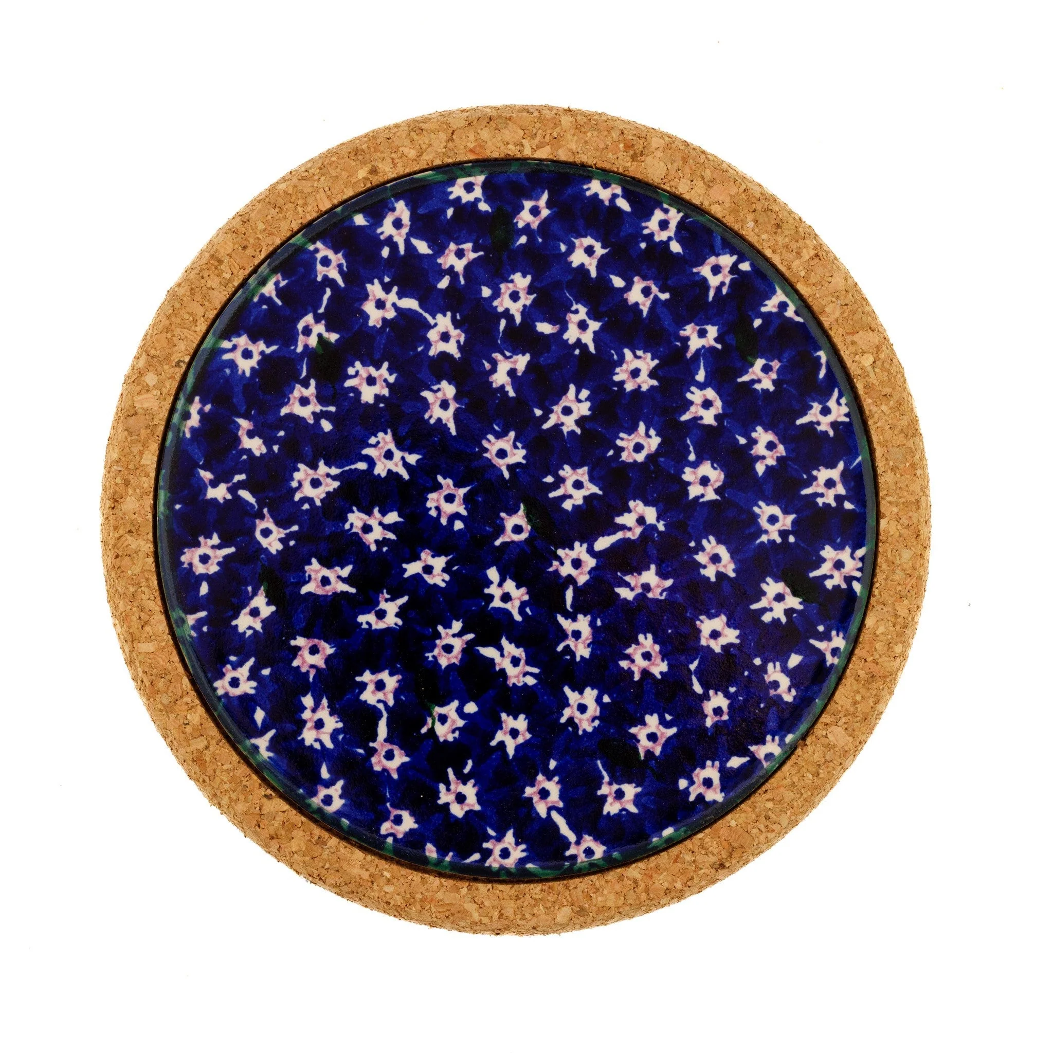 Trivet Round Dark Blue