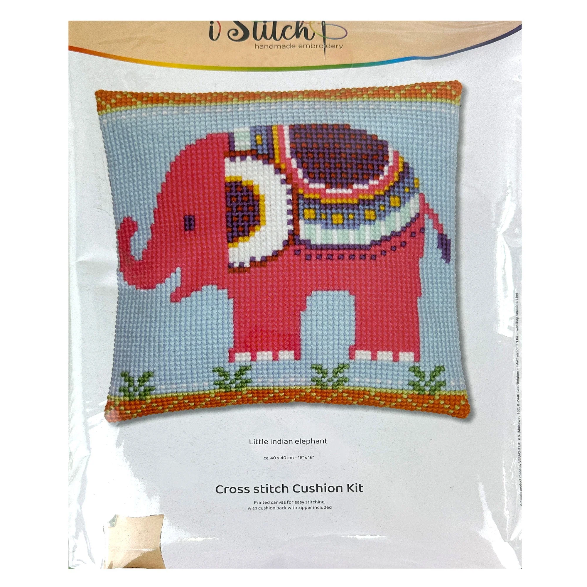 Cross Stitch Cushion Kit, 40x40cm